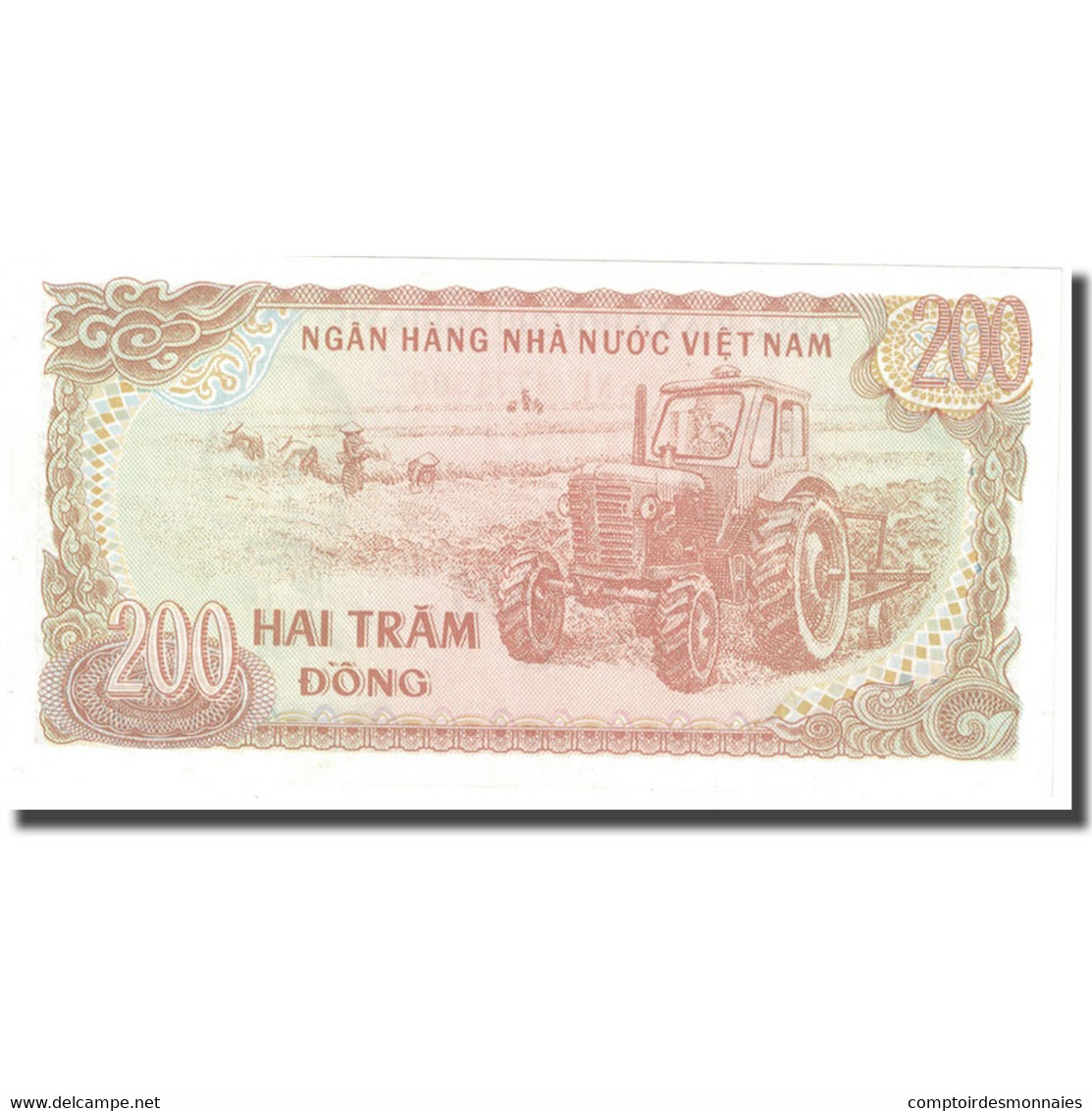 Billet, Viet Nam, 200 D<ox>ng, 1987, KM:100b, SUP+ - Vietnam