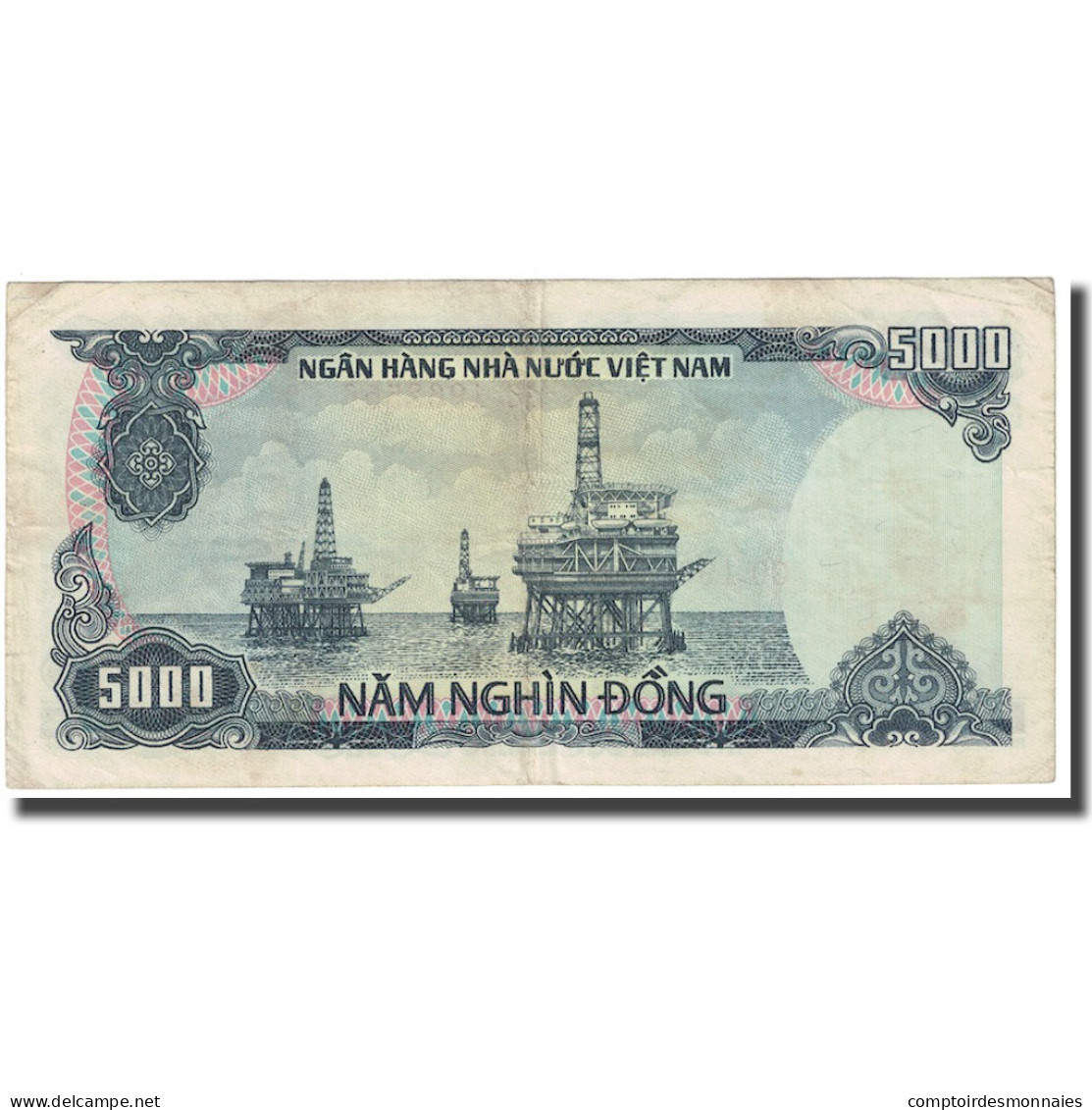 Billet, Viet Nam, 5000 D<ox>ng, 1987, KM:104a, TTB - Vietnam
