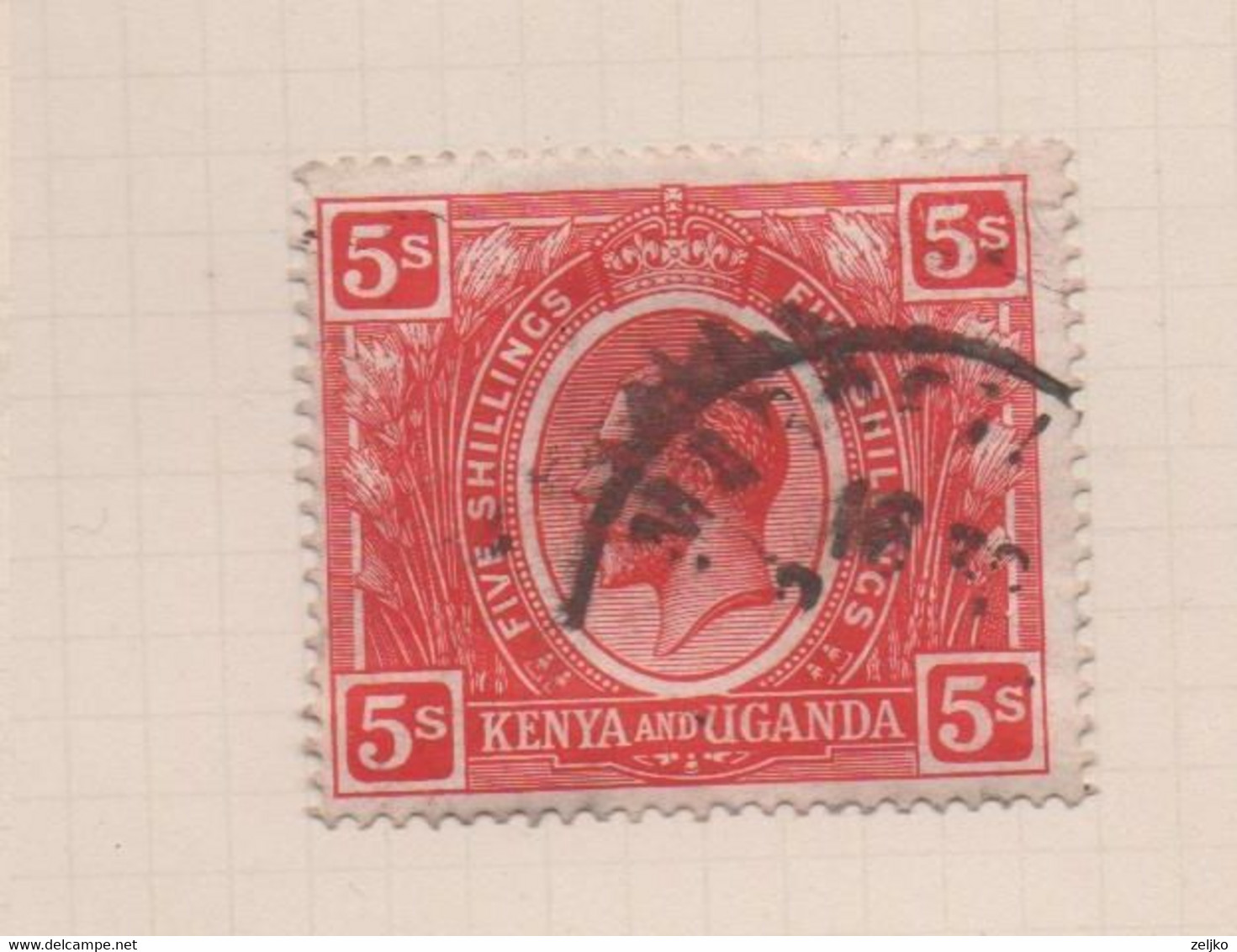 Kenya And Uganda, Used, 1922, Michel 15 - Kenya & Oeganda