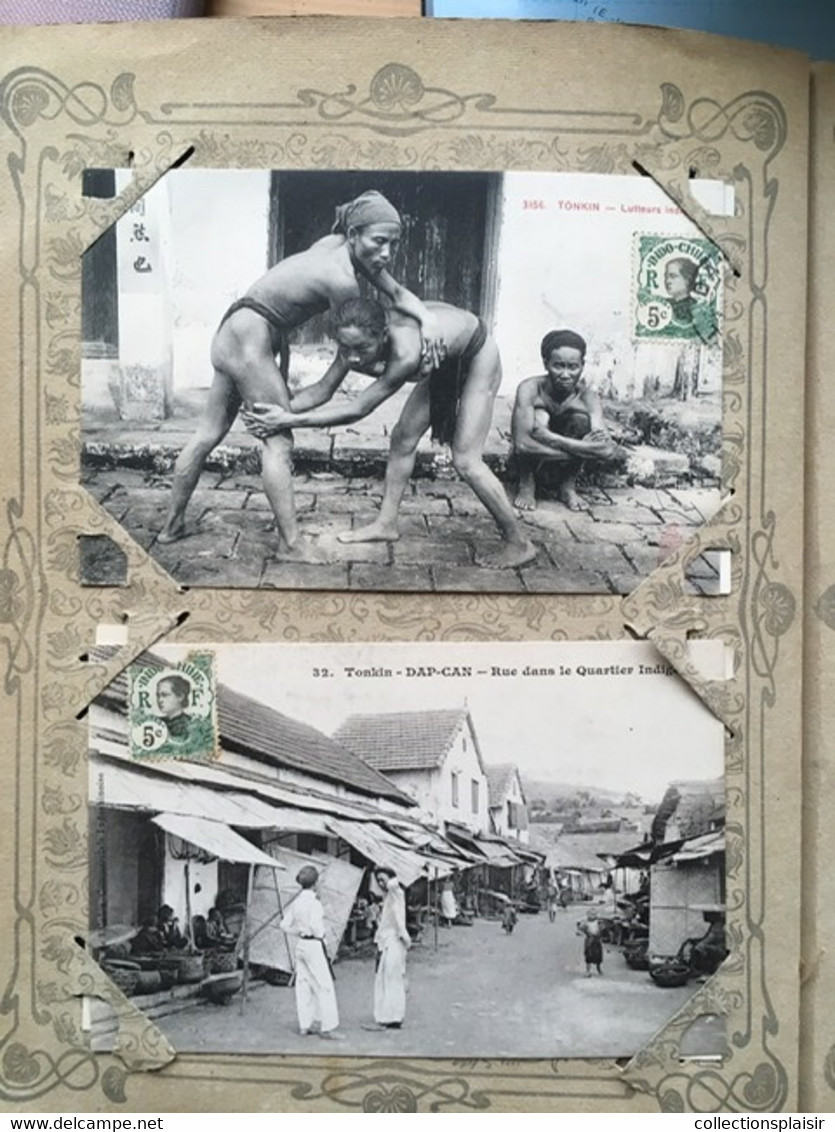 ALBUM TONKIN DE 99 CPA TONKIN ET PEU DE LAOS