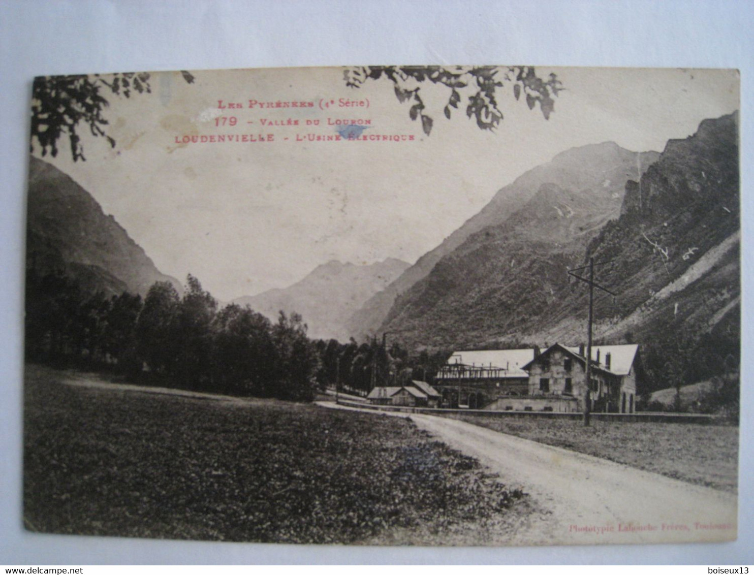 CPA.  Vallée Du Louron. LOUDENVIELLE. L'Usine Electrique - Borderes Louron