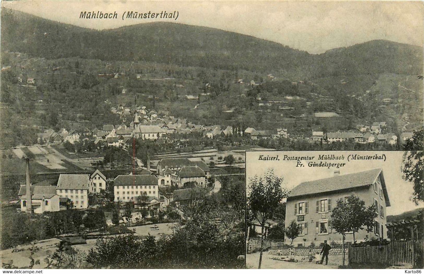 Mühlbach * Münsterthal * Vue Du Village * Poste Douane Douanier - Murbach