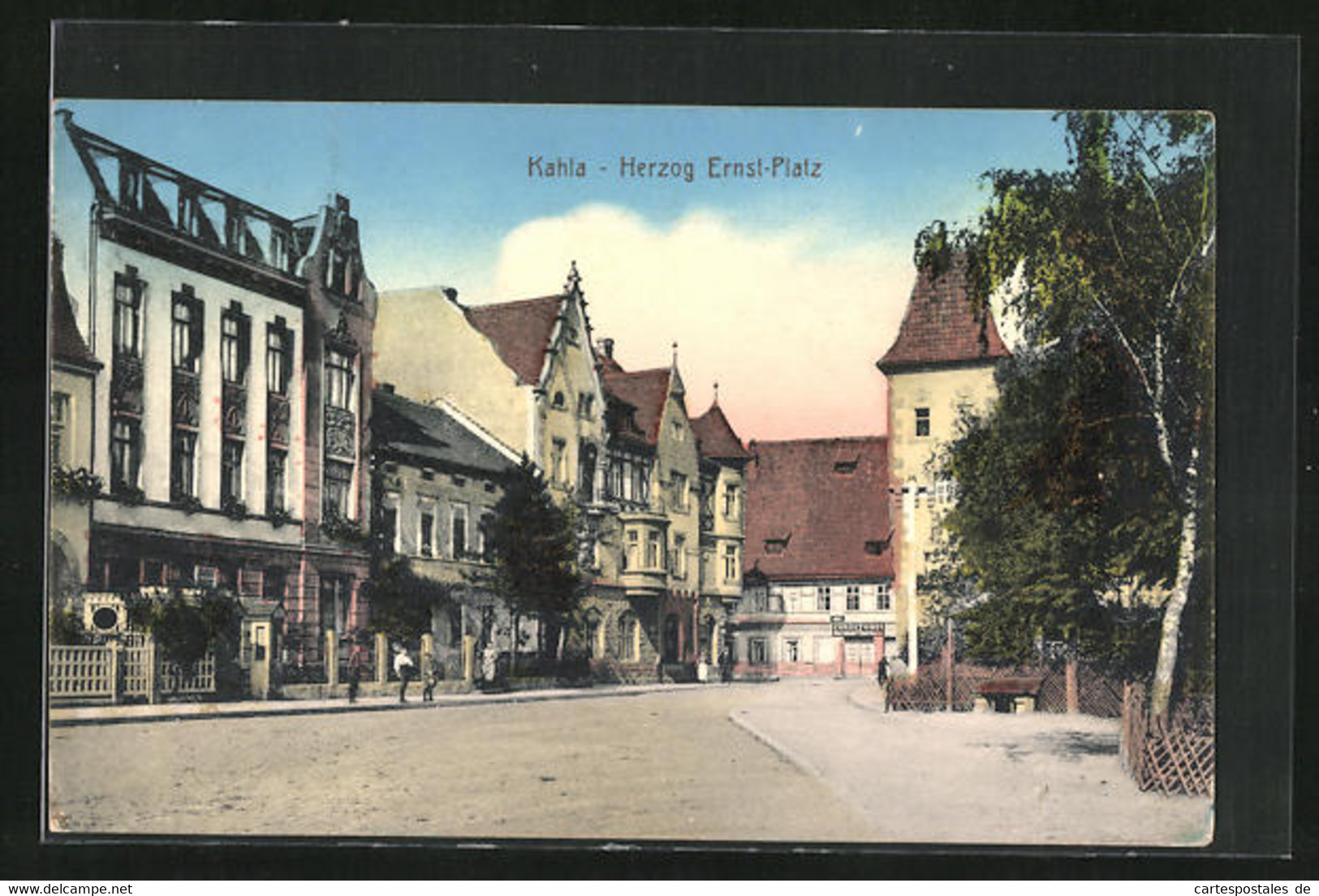 AK Kahla, Herzog Ernst-Platz - Kahla