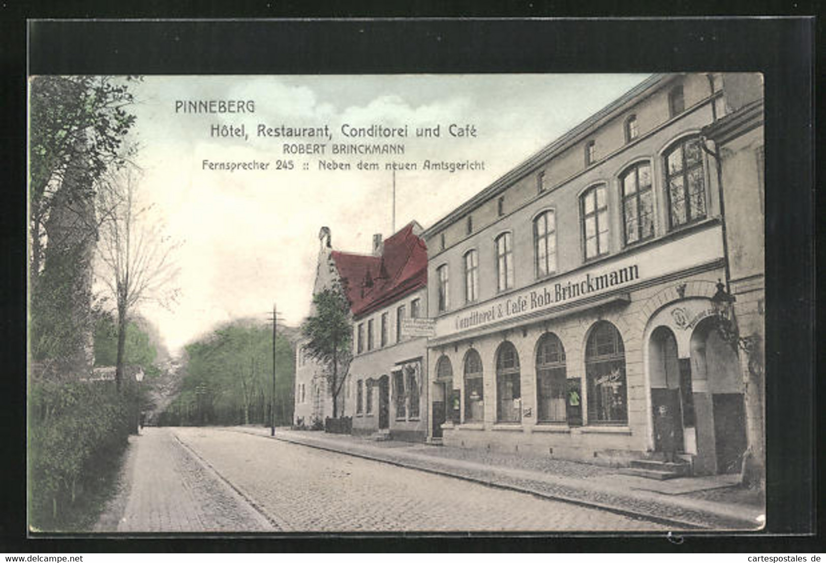 AK Pinneberg, Hotel-Restaurant Und Cafe Von Robert Brinckmann - Pinneberg