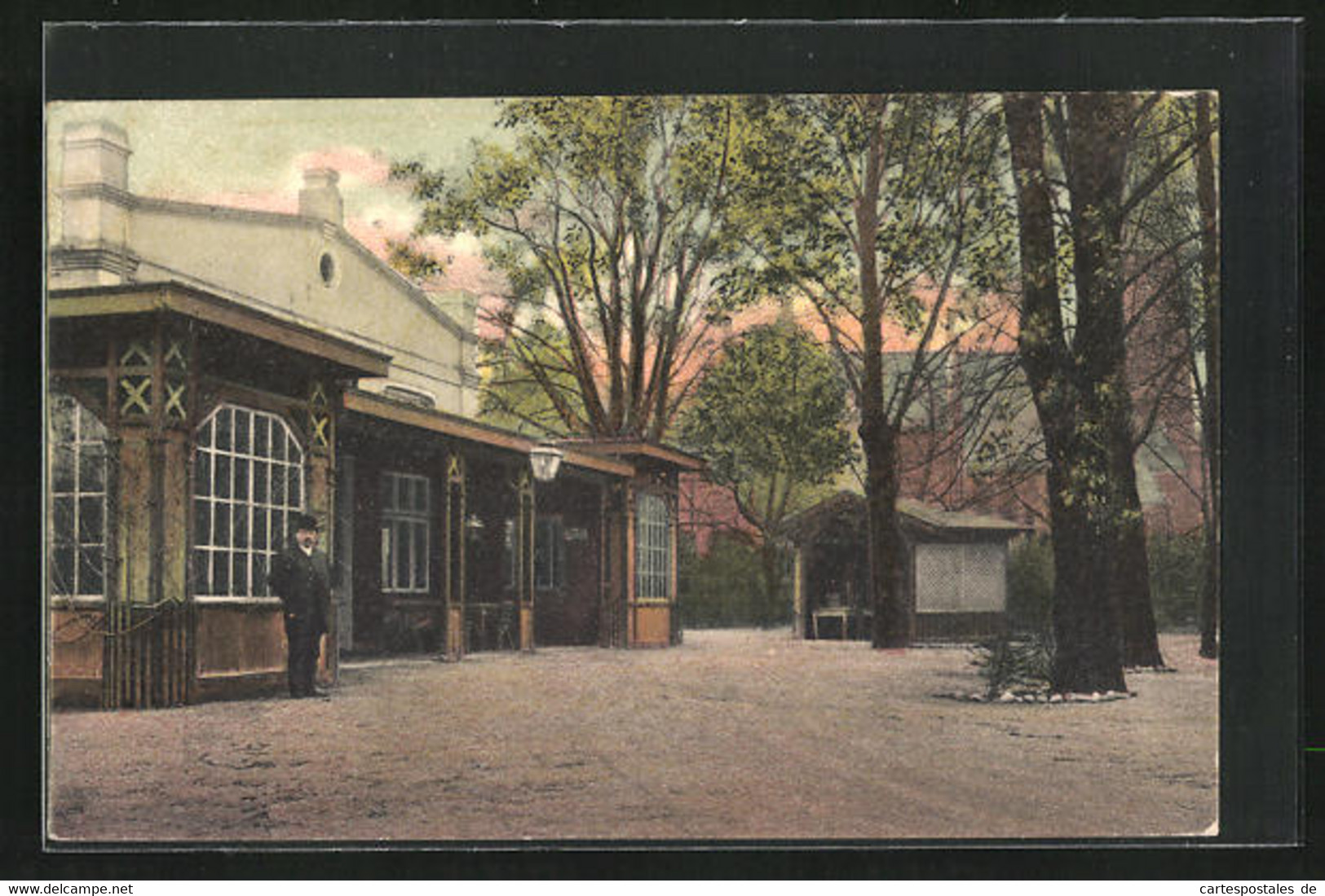 AK Pinneberg, Stahmers Hotel Im Abendlicht - Pinneberg