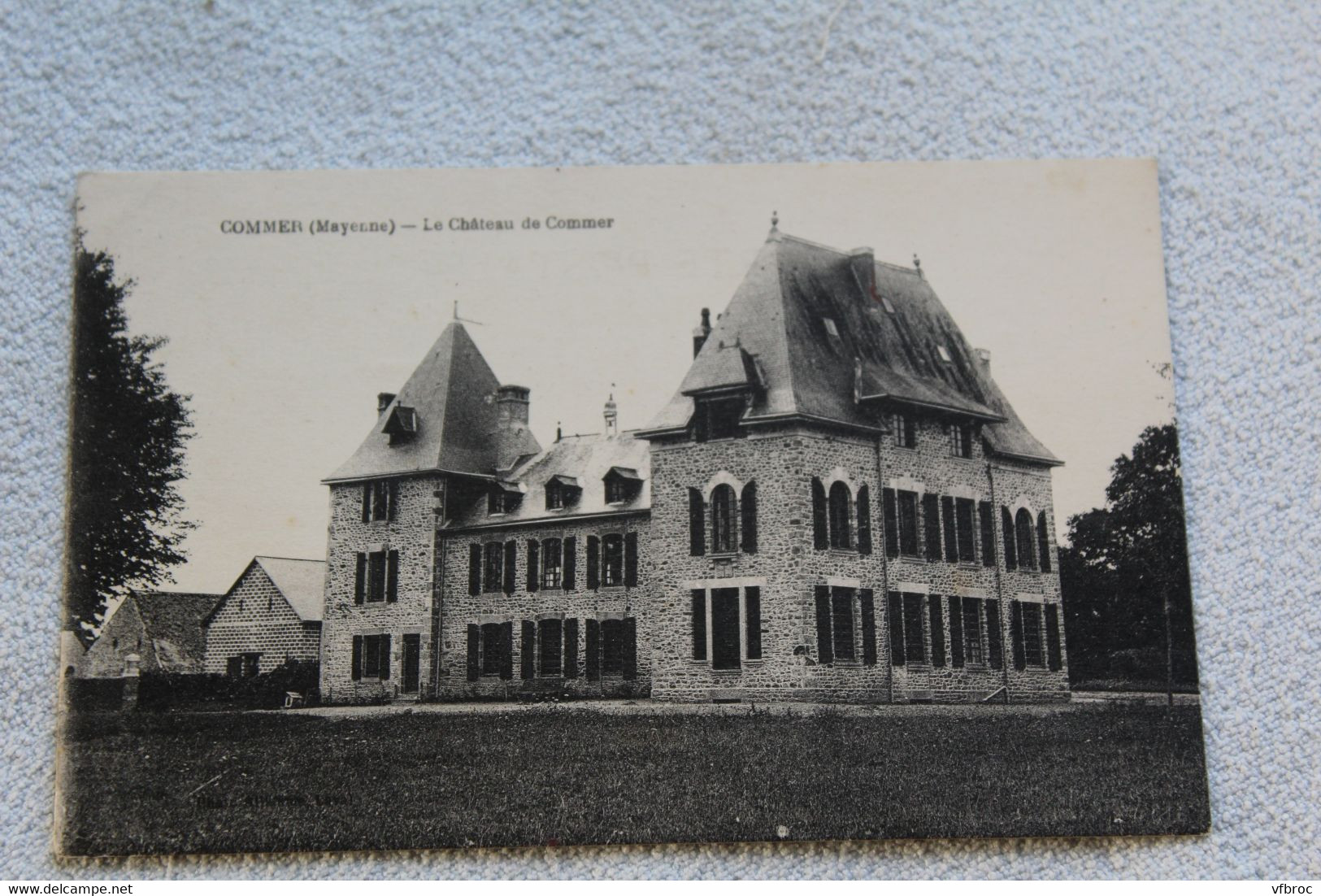 Cpa 1939, Commer, Le Château De Commer, Mayenne 53 - Other & Unclassified