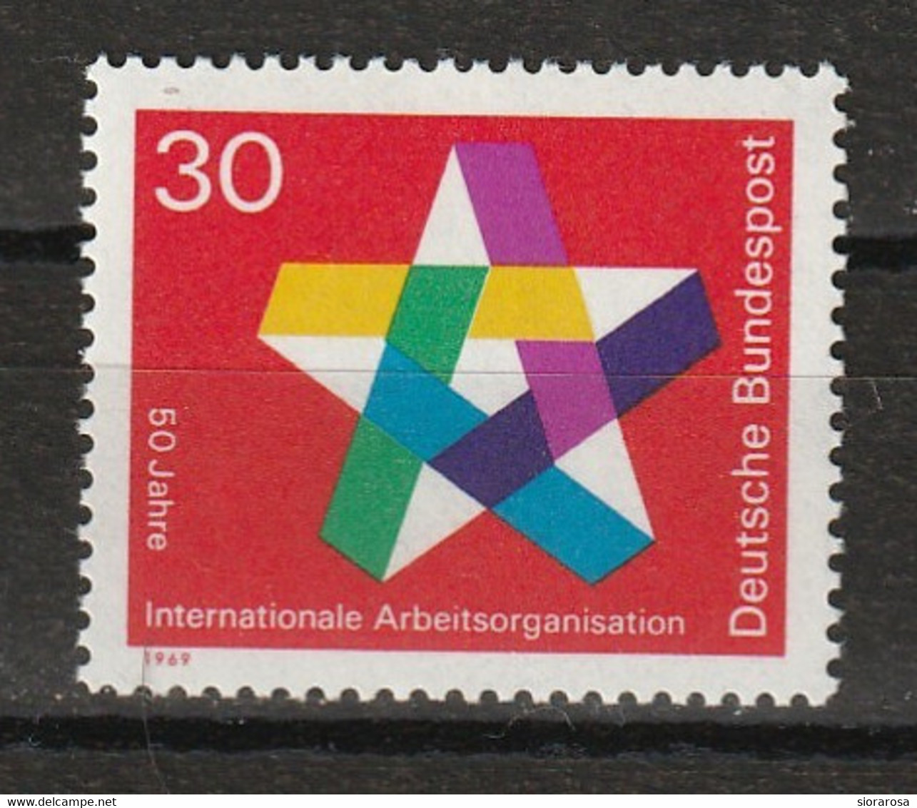 Germania 1969 - 50th Anniv. Of The ILO - MNH - IAO