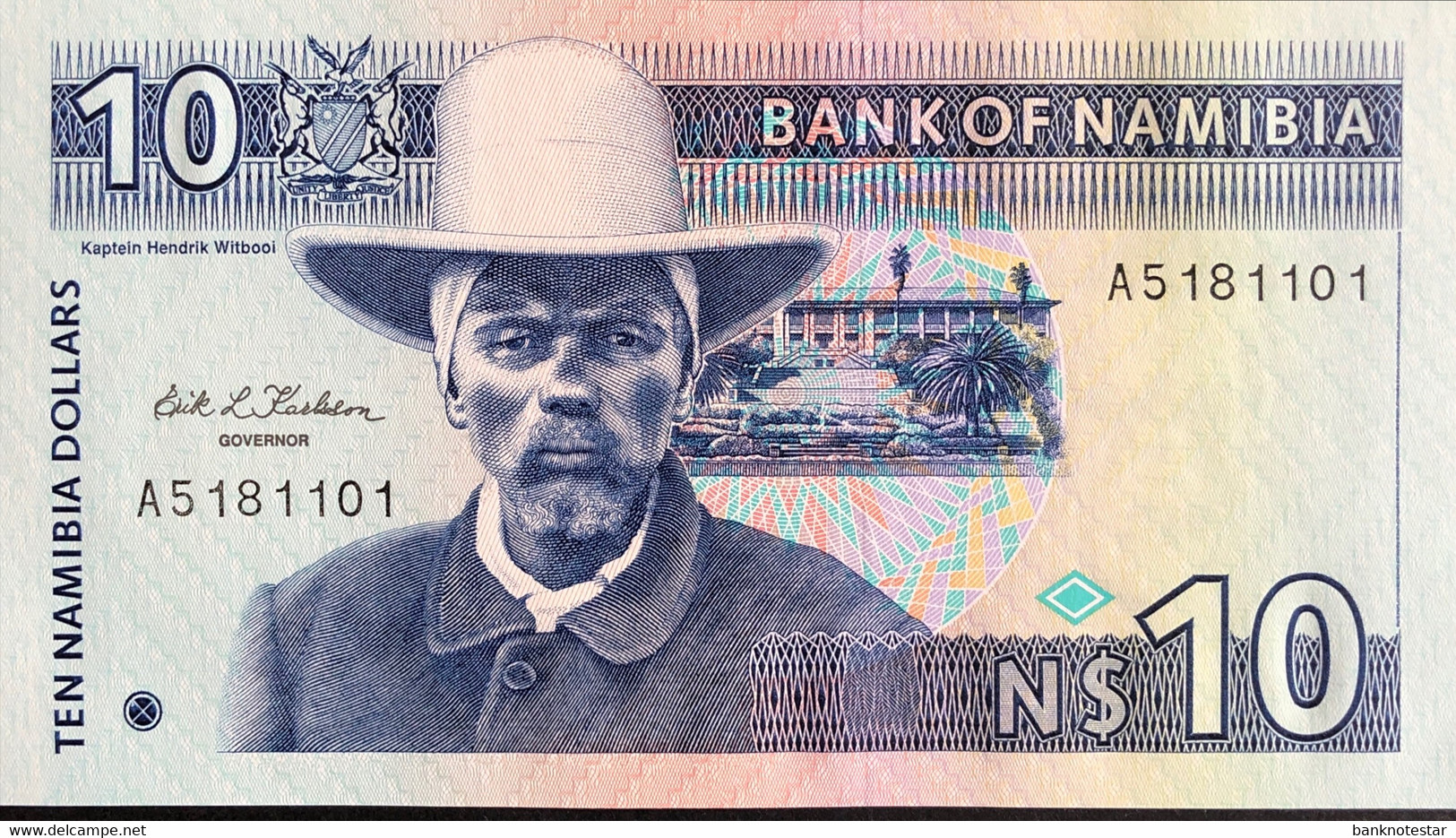 Namibia 10 Dollars, P-1 (1993) - UNC - Namibia