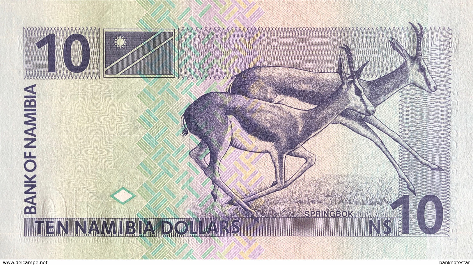 Namibia 10 Dollars, P-1 (1993) - UNC - Namibia