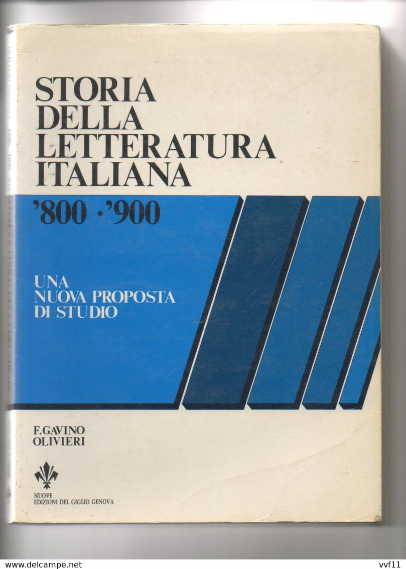 Storia Della Letteratura Italiana 800-900   106 - Histoire, Philosophie Et Géographie