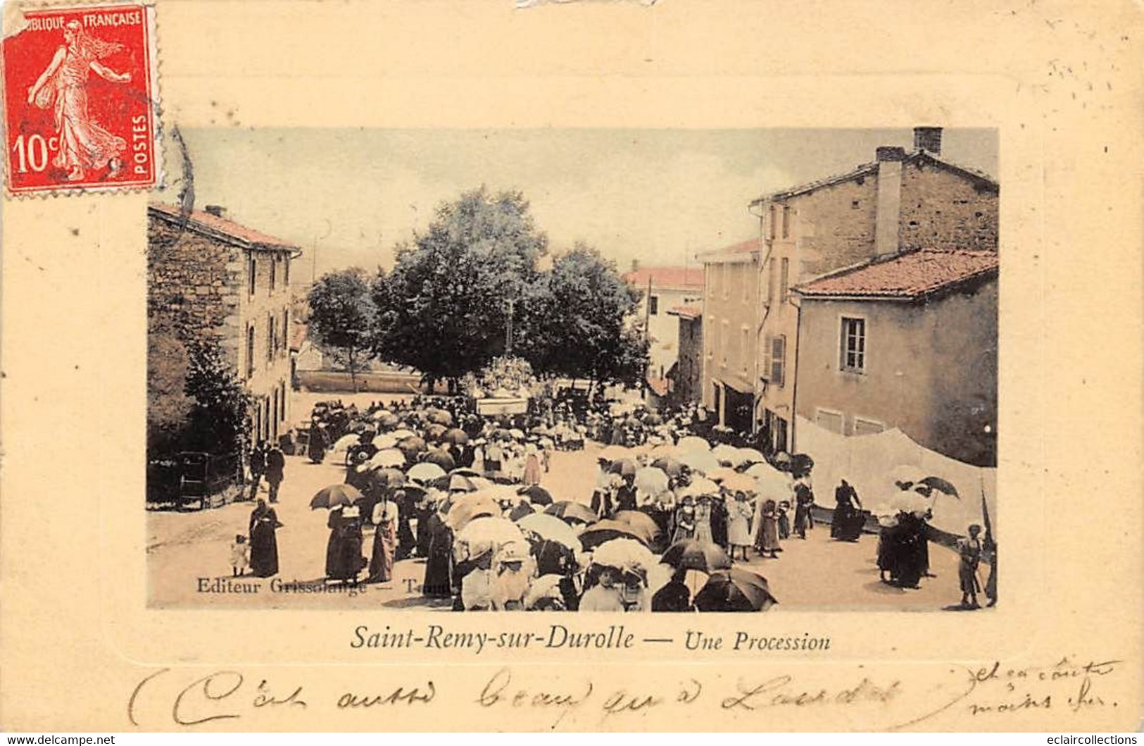 Saint-Rémy-sur-Durolle     63       Une Procession       (voir Scan) - Autres & Non Classés