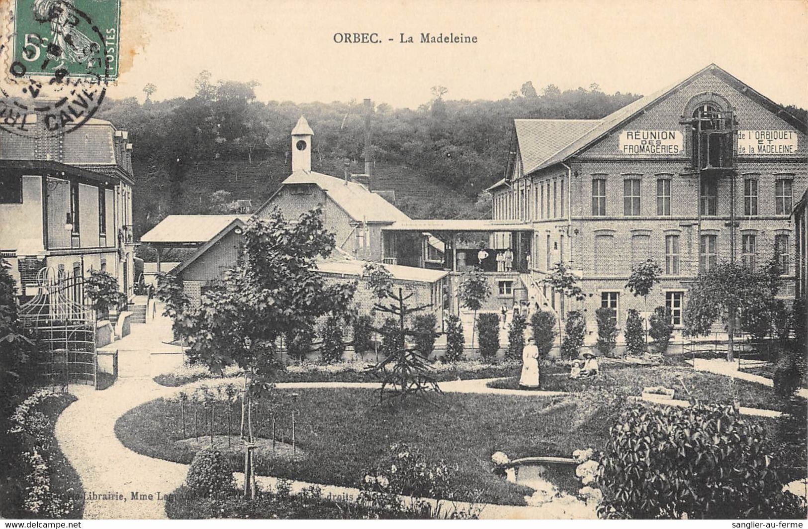 CPA 14 ORBEC LA MADELEINE - Orbec