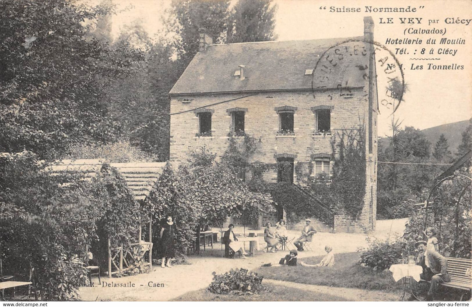 CPA 14 LE VEY PAR CLECY  HOTELLERIE DU MOULIN - Sonstige & Ohne Zuordnung