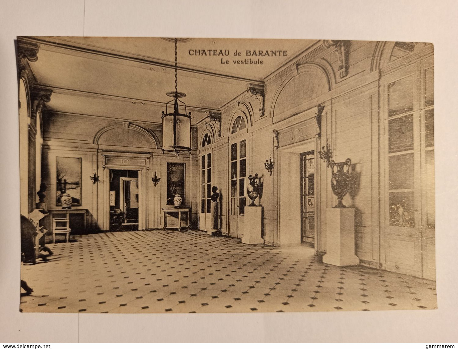 63 - BARANTE - Le Chateau - Le Vestibule - Dorat , Thiers - Cpa - Puy De Dome - Other & Unclassified