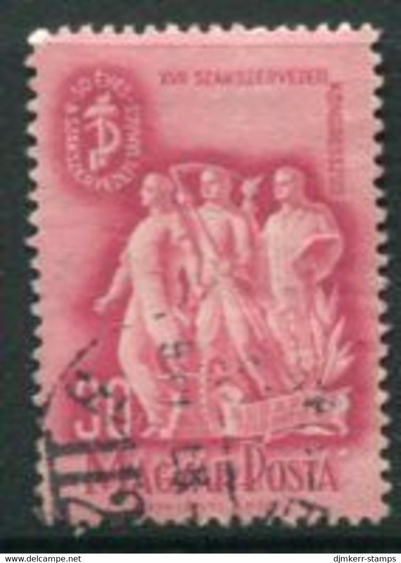 HUNGARY 1948 Trades Union Congress  Used.  Michel 1035 - Used Stamps