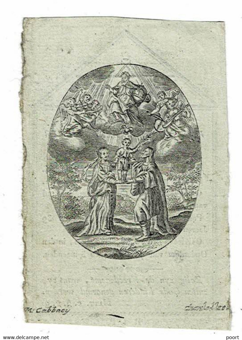 WETTEREN / KRUISHOUTEM / HUISE - E.H. Ludovicus MATTHYS +1826 - Priester, Onderpastoor, Pastoor - (Kopergravure NEEL) - Images Religieuses