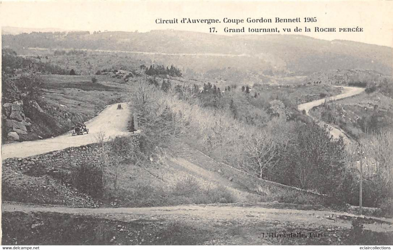 La Baraque       63  Route De .    Circuit D'Auvergne Coupe Gordon Bennett  1905. Vu De  La Roche Percée     (voir Scan) - Other & Unclassified