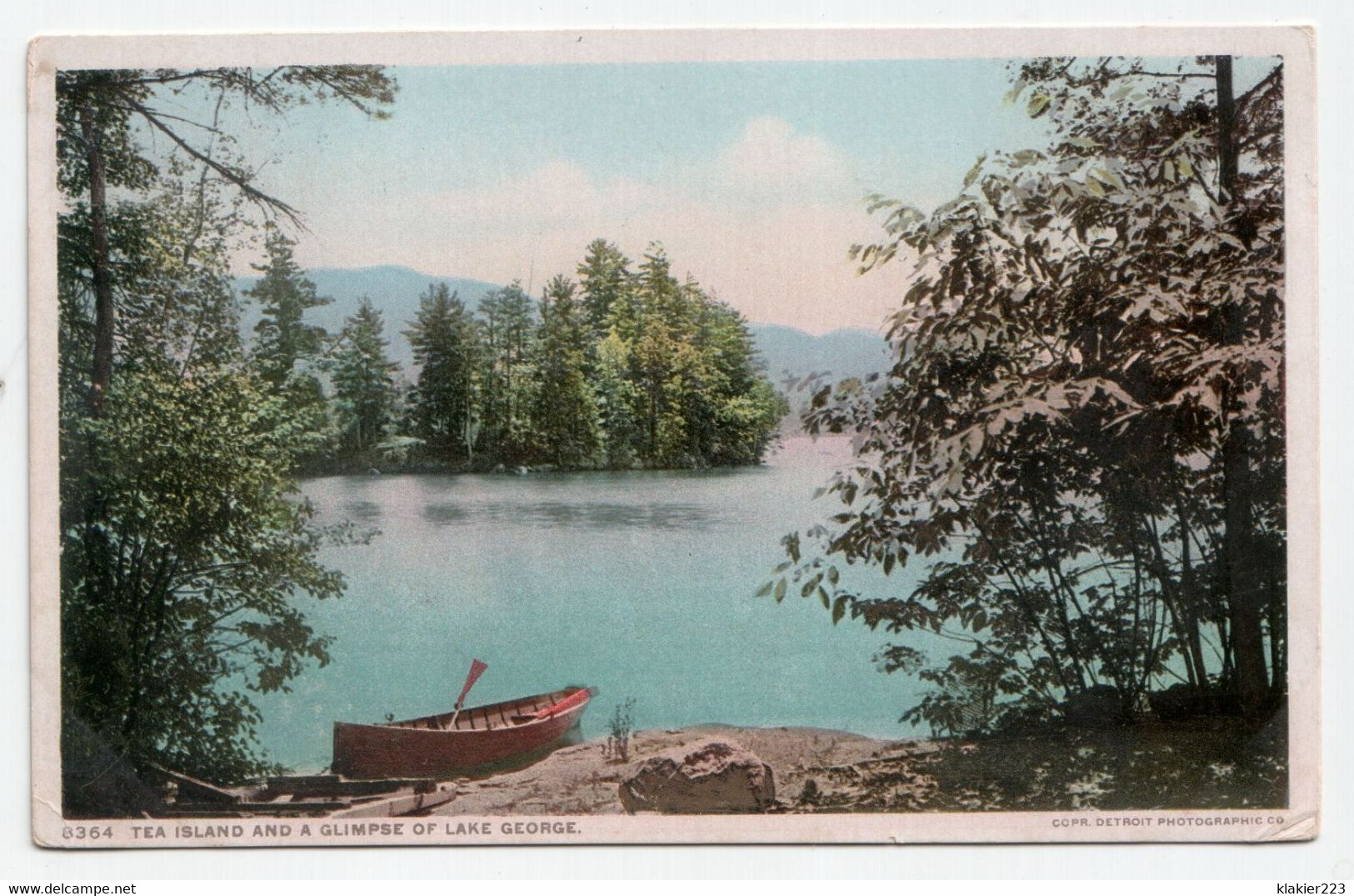 Tea Island And A Glimpse Of Lake George. - Lake George