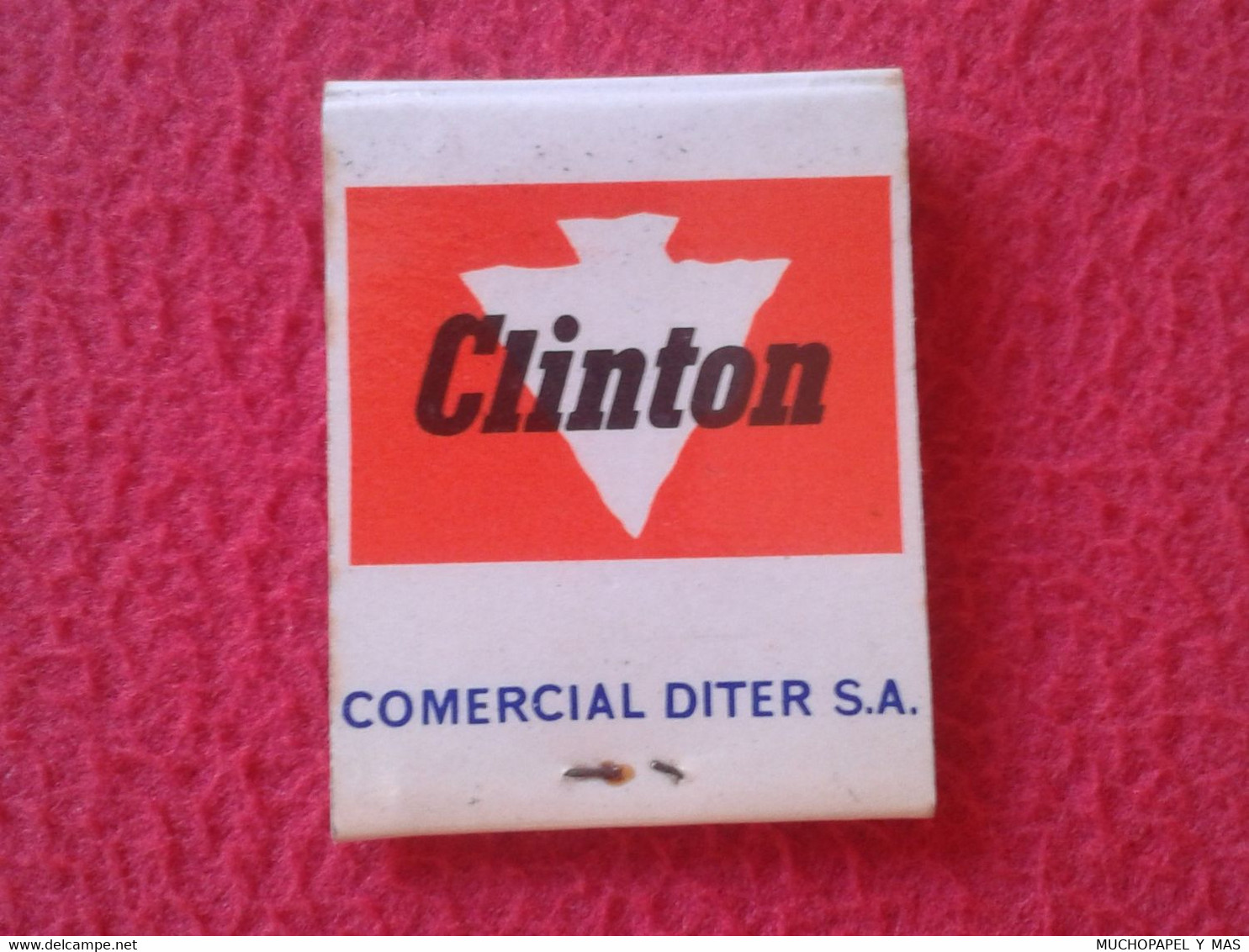 ANTIGUA CAJA CERILLAS MATCHBOX BOÎTE D'ALLUMETTES COMERCIAL DITER S.A. CLINTON FOSFORERA ESPAÑOLA..SPAIN ESPAGNE SPANIEN - Boites D'allumettes