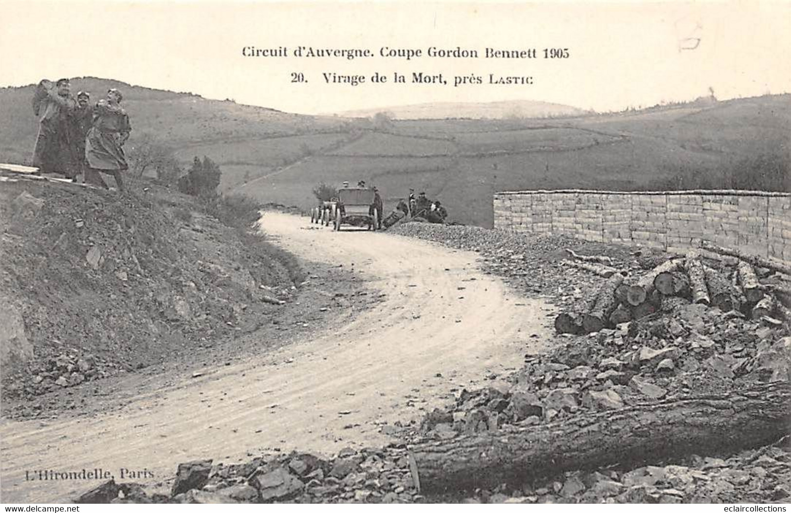 Lastic      63       Circuit D'Auvergne Coupe Gordon Bennett  1905.  Virage De La Mort    N°20     (voir Scan) - Andere & Zonder Classificatie