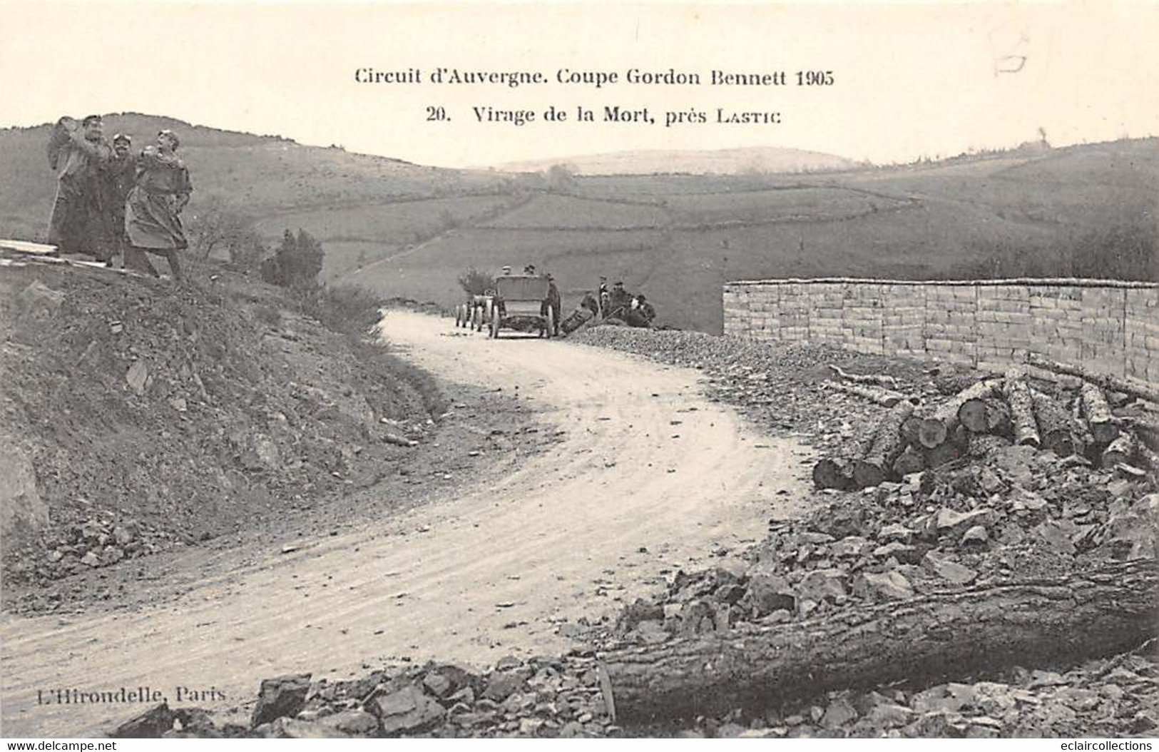 Lastic      63       Circuit D'Auvergne Coupe Gordon Bennett  1905.  Virage De La Mort    N°20     (voir Scan) - Other & Unclassified