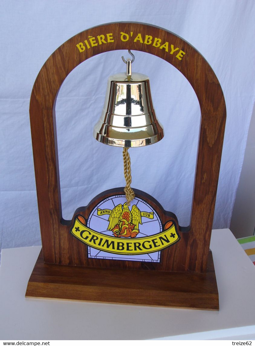 Cloche De Grimbergen  *** L : 36 Cm *** L : 18 Cm    ***H : 51 Cm    Très Bon état   Objet Publicitaire - Alcohol