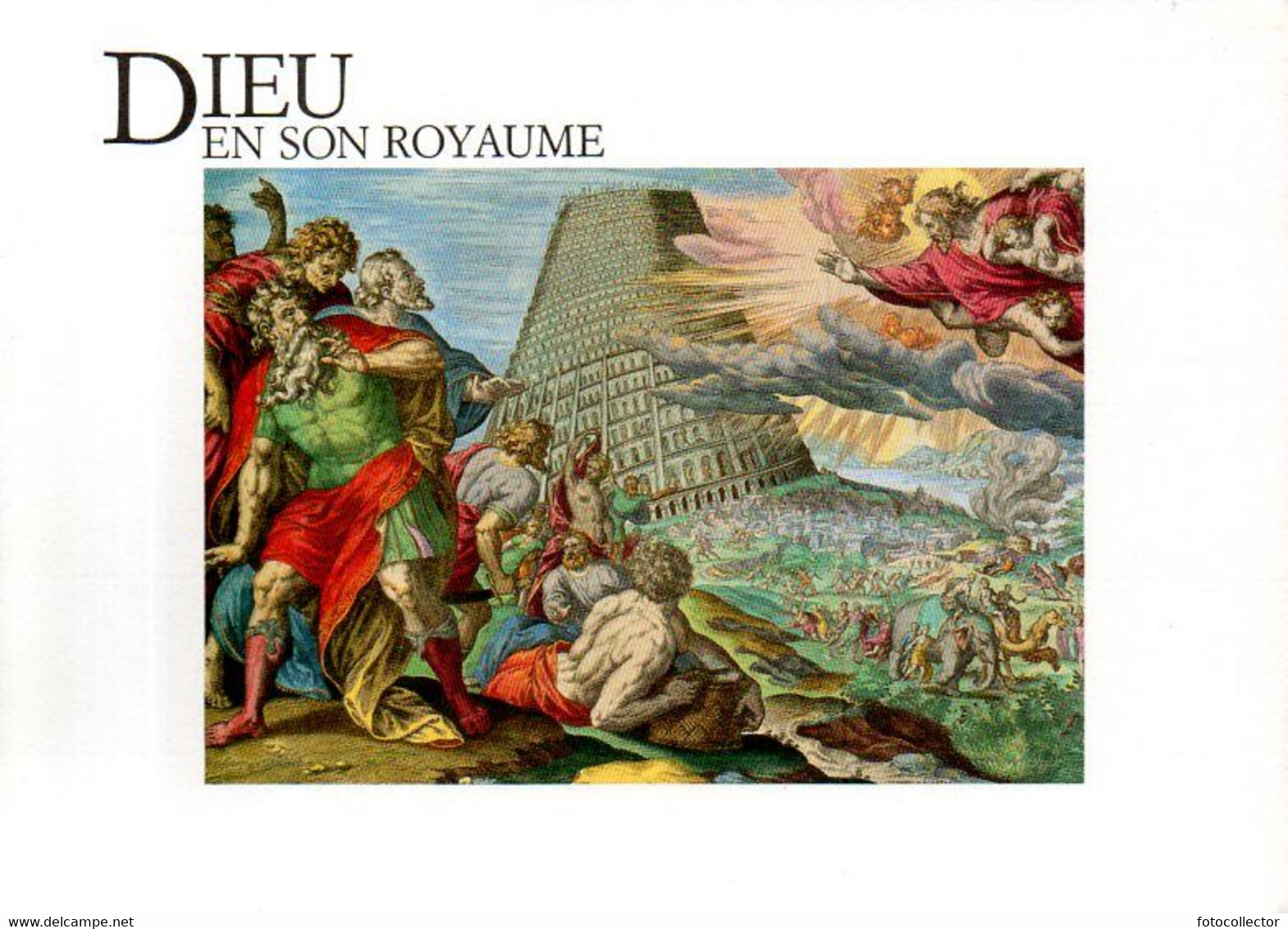 Invitation Inauguration Exposition Dieu En Son Royaume (la Bible Dans La France D'autrefois) BN Richelieu Paris - Inaugurations