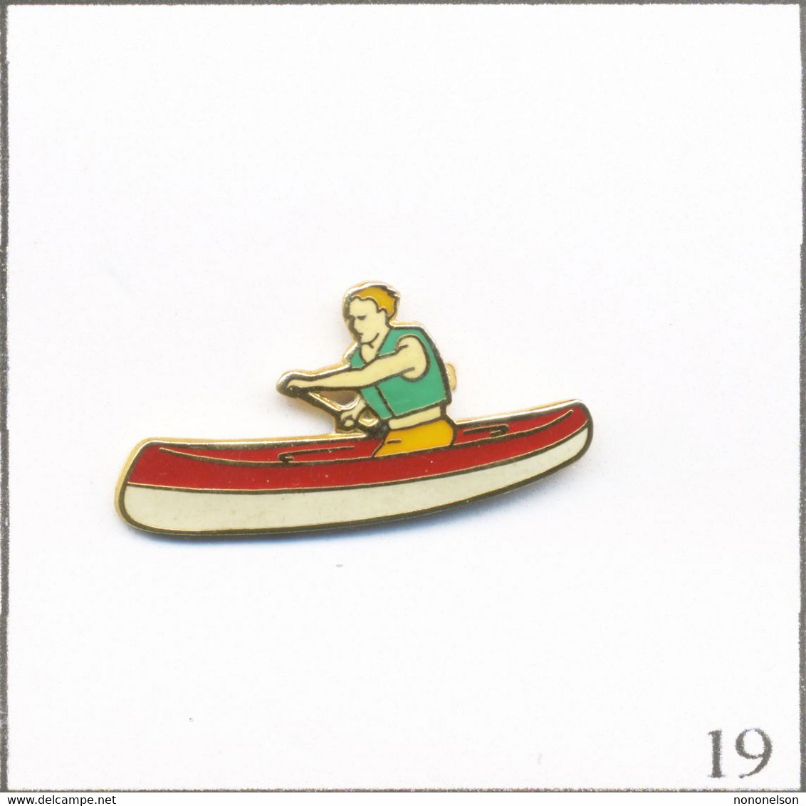 Pin's Sport - Canoe-Kayak. Estampillé Tablo. EGF. T809-19 - Canoë