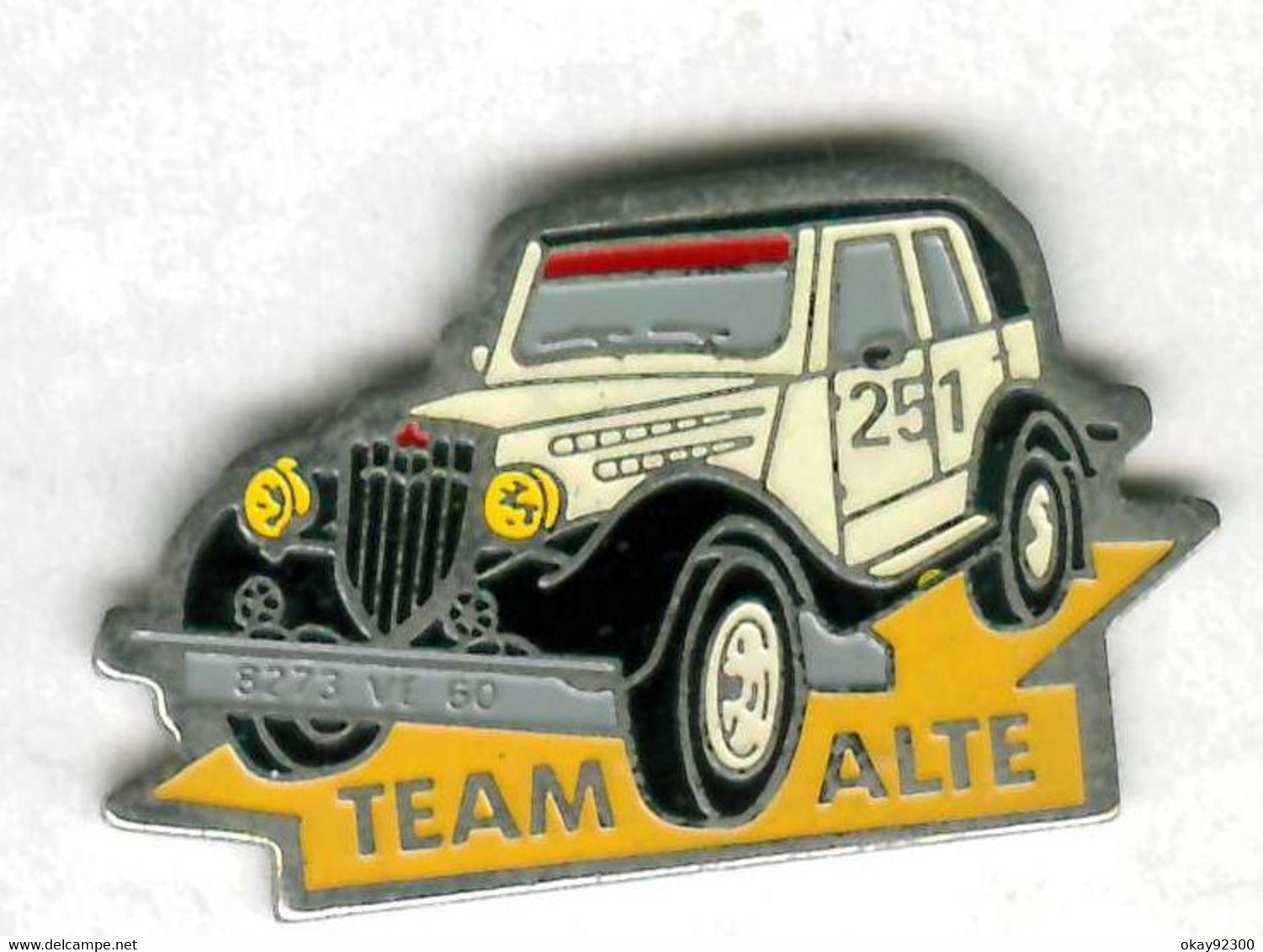 Pin's Voiture Automobile Rallye Paris Dakar Team Alte Mitsubishi PX 33 - Mitsubishi