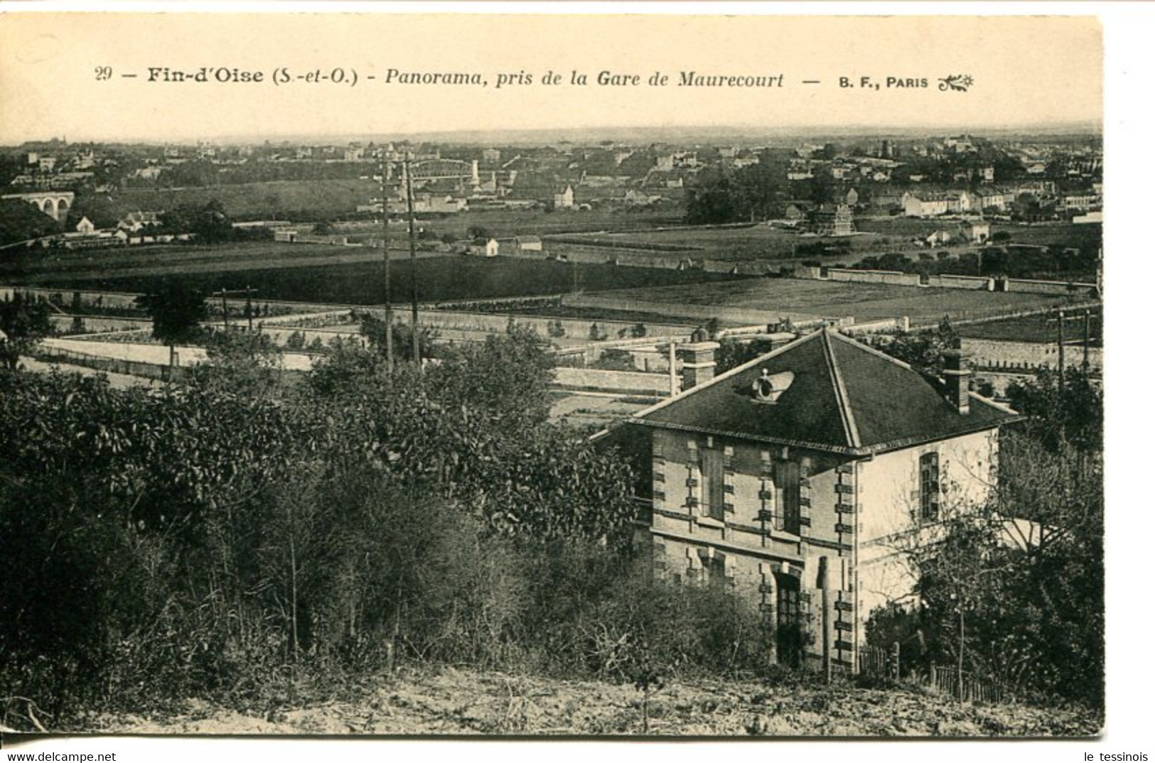 Maurecourt (78) -Panorama Pris De La Gare De Maurecourt. - Maurecourt