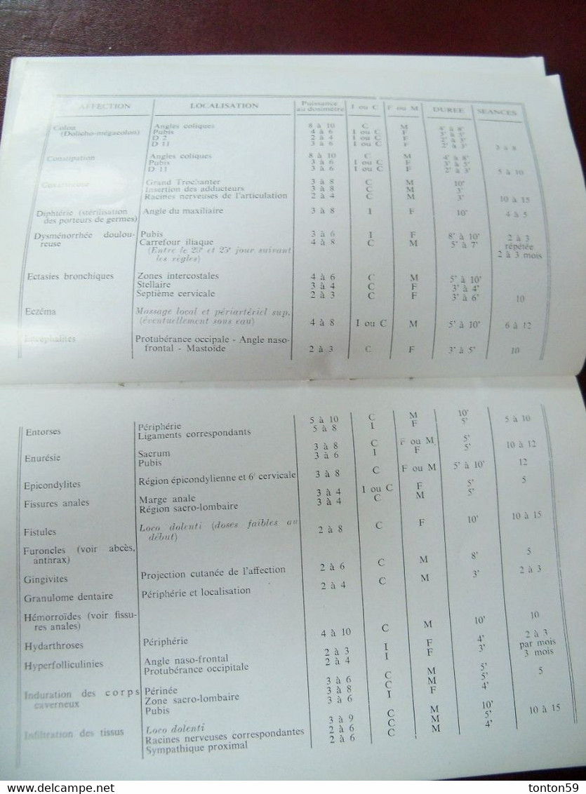 Ancien Ouvrage "les Ultra Sons En Médecine" électrothérapie Meunier Bardon - Matériel Et Accessoires
