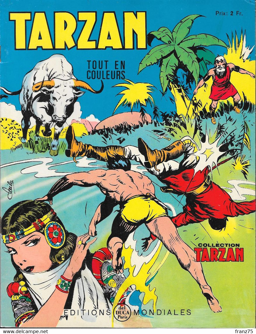 Collection TARZAN N°17-Editions Mondiales-1966 (scans)--TBE. - Tarzan