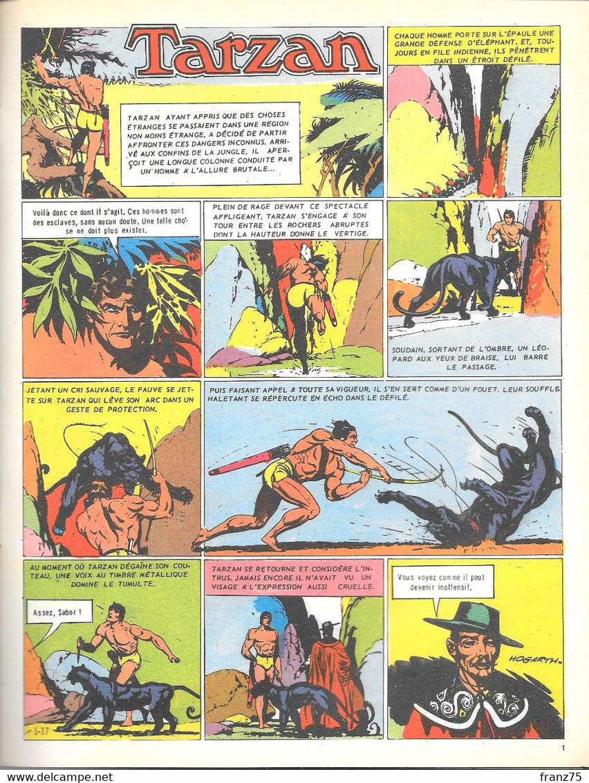 Collection TARZAN N°17-Editions Mondiales-1966 (scans)--TBE. - Tarzan