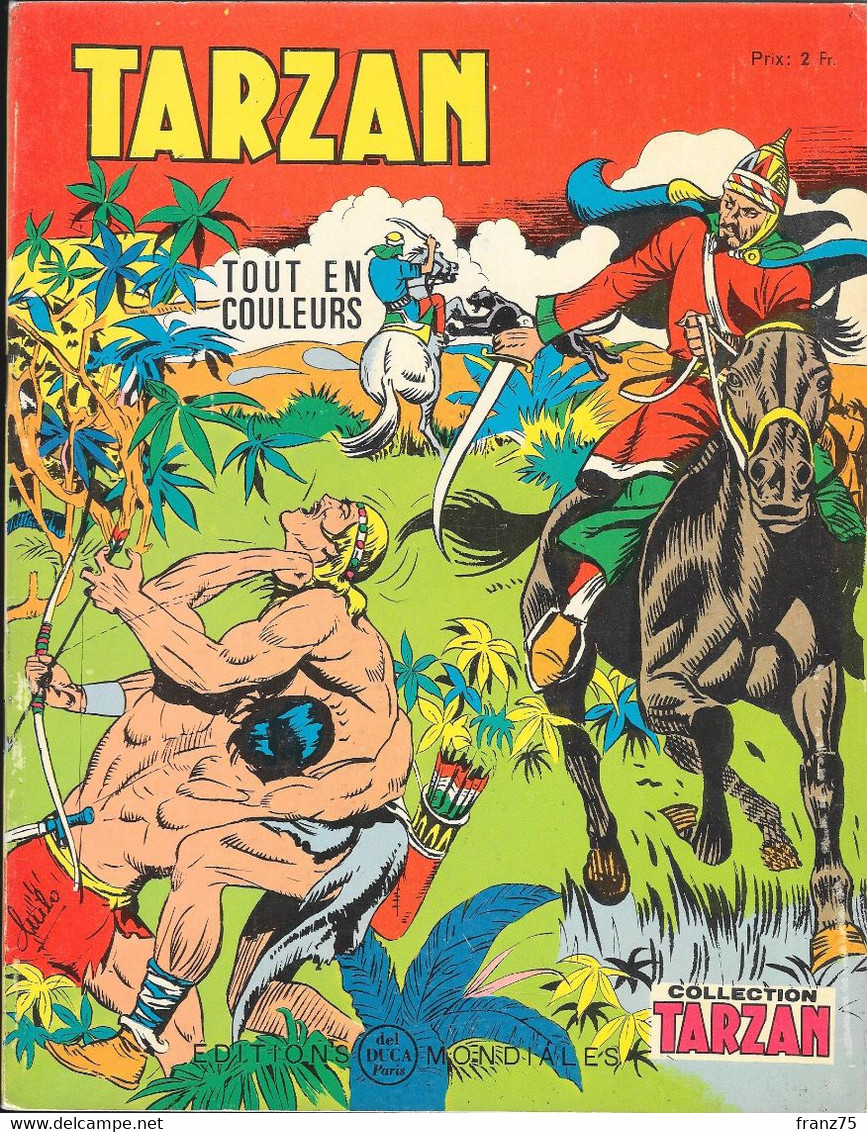 Collection TARZAN N°30-Editions Mondiales-1968 (scans)--TBE. - Tarzan