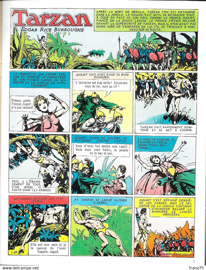 Collection TARZAN N°49-Editions Mondiales-1971 (scans)--BE. - Tarzan