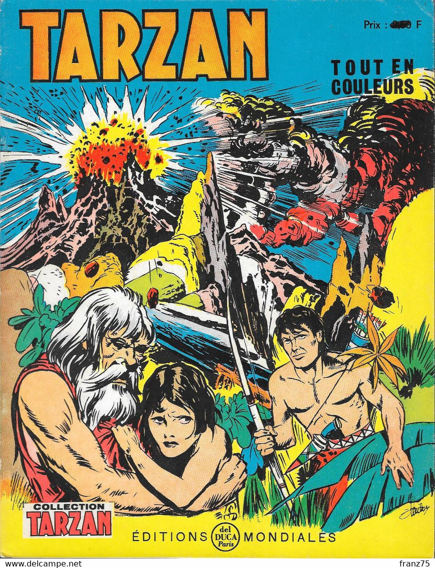 Collection TARZAN N°50-Editions Mondiales-1971 (scans)--TBE. - Tarzan