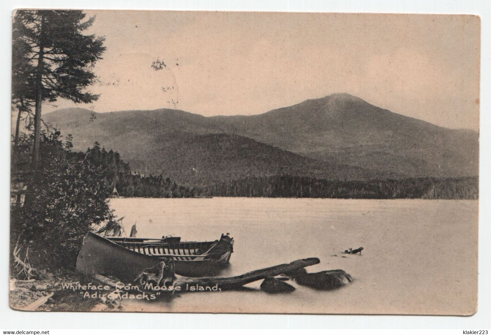 Whiteface From Moose Island, 'Adirondacks'. Jahr 1908 - Adirondack