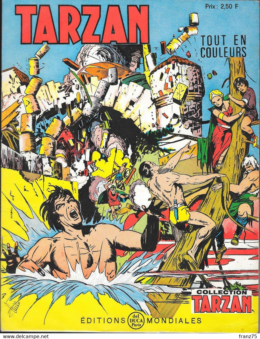 Collection TARZAN N°51-Editions Mondiales-1971 (scans)--BE. - Tarzan
