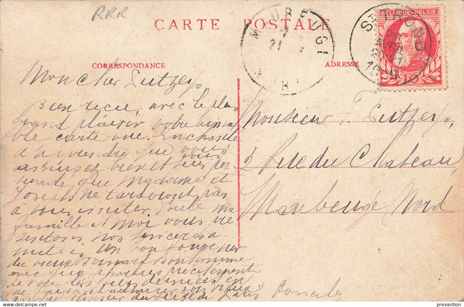 OREYE - Gare Du Vicinal - Carte Circulé En 1909 - Oreye