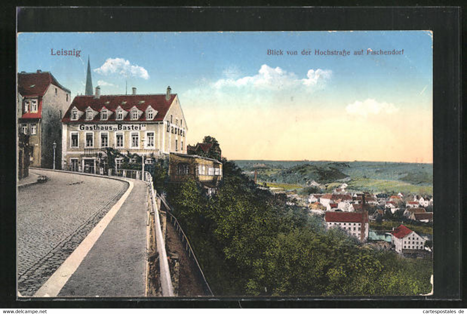 AK Leisnig, Blick Von Der Hochstrasse Auf Fischendorf - Leisnig