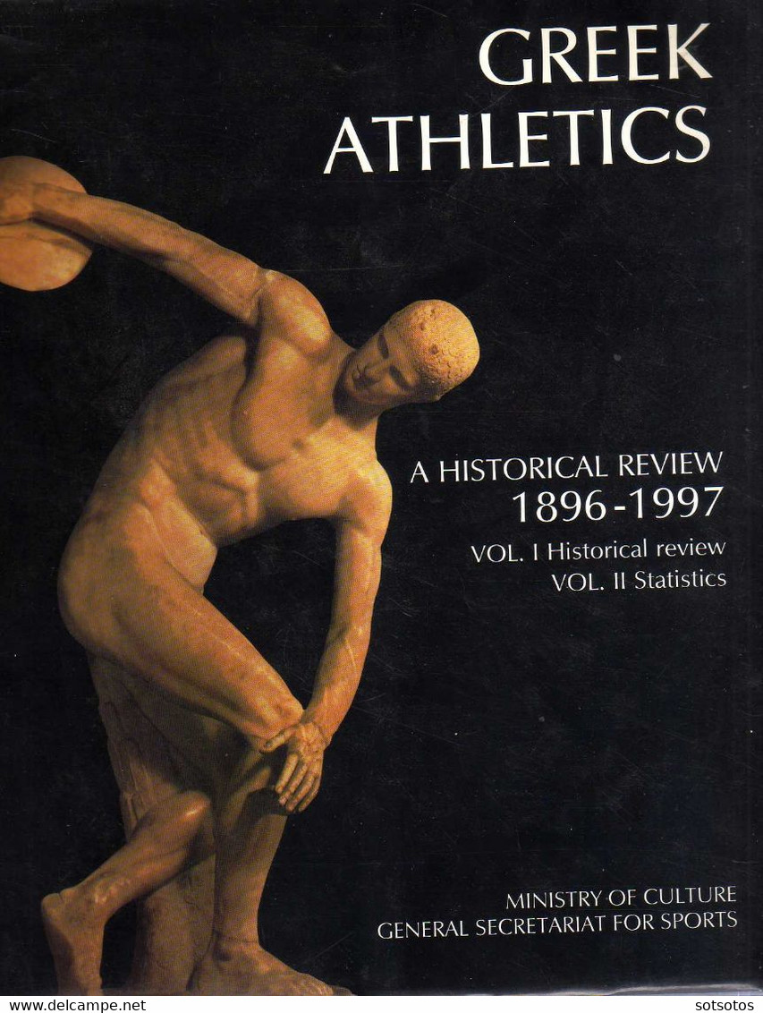 Greek Athletics, A Historical Review 1896-1997 - 1997 History, Illustrated, Sport, Games & Pastimes - Dust Jacket - Other & Unclassified