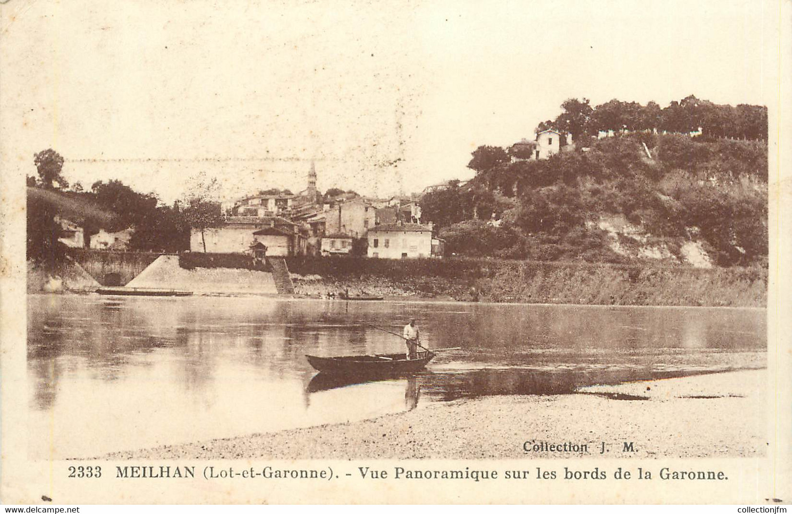 CPA FRANCE 47 "Meilhan, Vue Panoramique " - Meilhan Sur Garonne