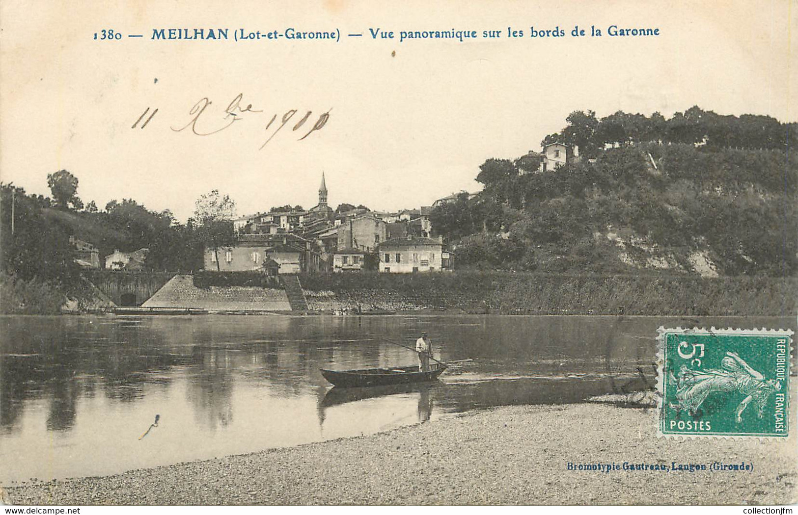 CPA FRANCE 47 "Meilhan, Vue Panoramique" - Meilhan Sur Garonne