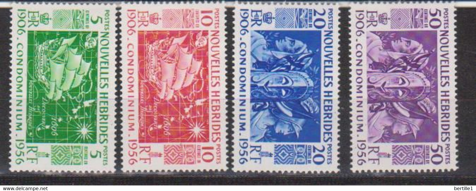 NOUVELLES HEBRIDES        N°  YVERT   167/70    NEUF SANS CHARNIERE - Unused Stamps