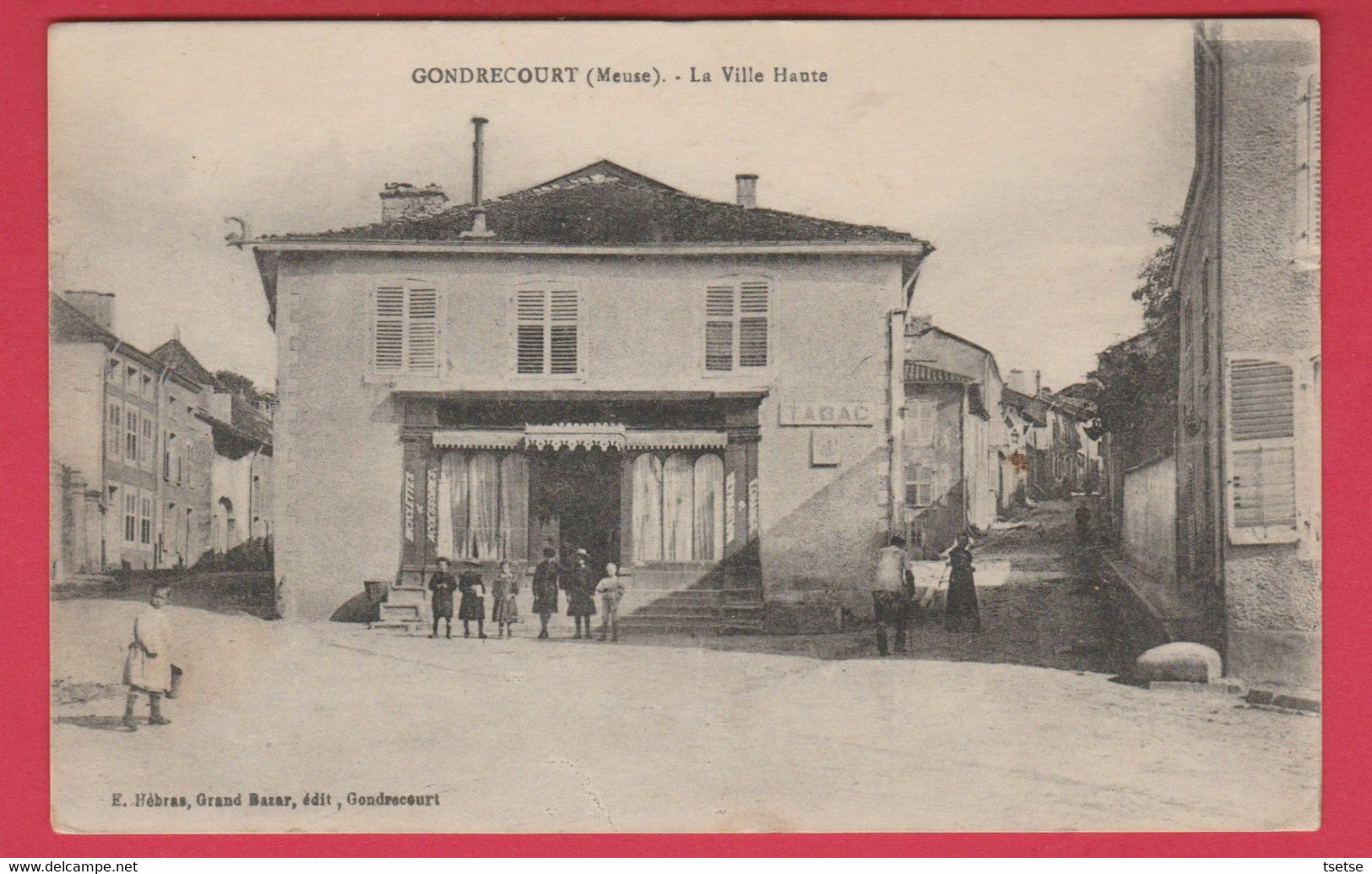 Grondecourt - La Ville Haute ... Magasin De Bicyclettes - 1918  ( Voir Verso ) - Gondrecourt Le Chateau