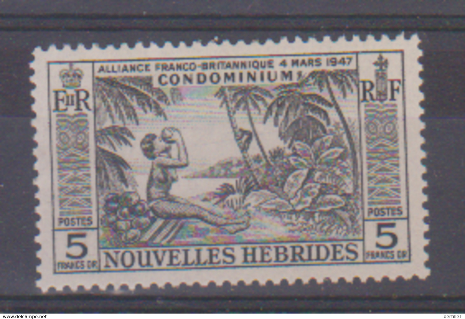 NOUVELLES HEBRIDES          N°  YVERT    185   NEUF AVEC CHARNIERES       ( CH 04/09 ) - Ungebraucht