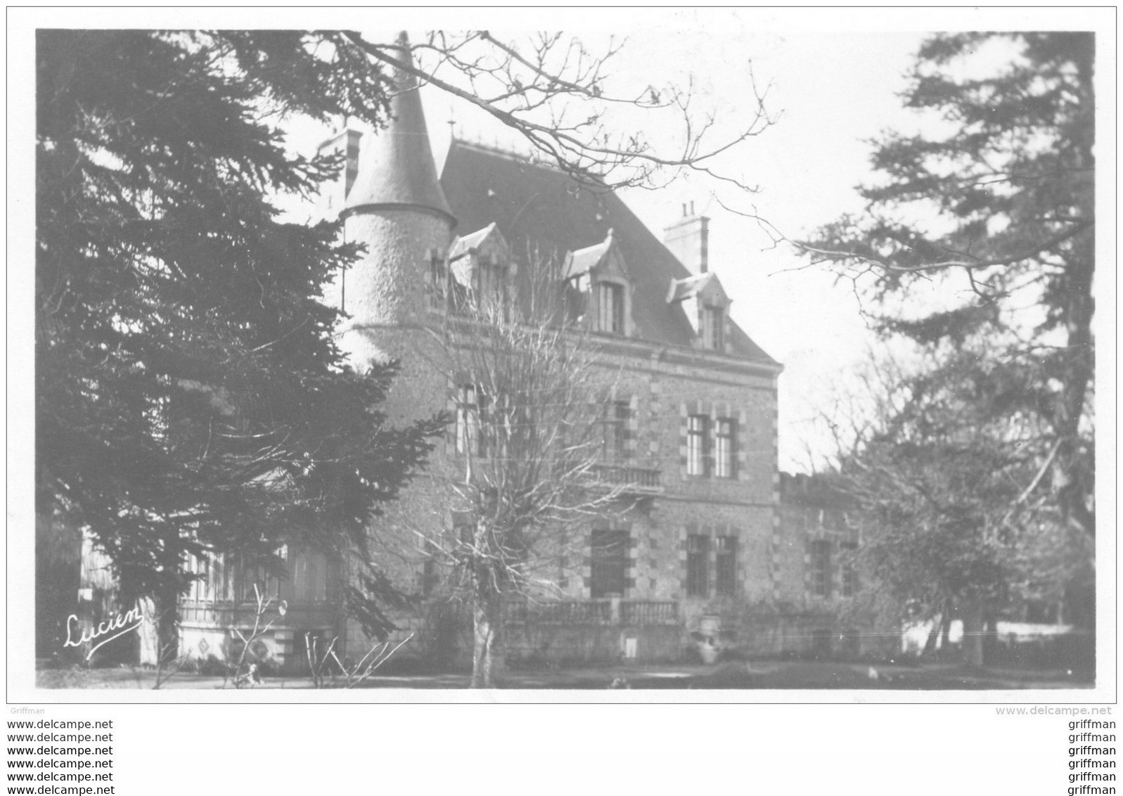 BLAINVILLE SUR MER LE CHATEAU COLONIE MON REPOS CPSM 9X14 1951 - Blainville Sur Mer