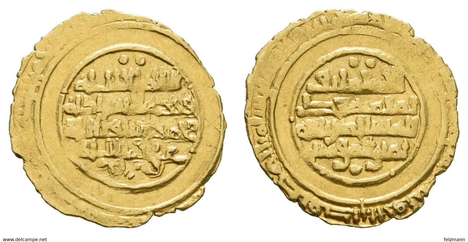 Al-Mustansir-billah, 427-487 AH = 1036-1094, AV ¼ Dinar, 438 AH = 1046, Siqilliya (Palermo), 1,01 G, Nicol 1765, Typ P1, - Other - Africa