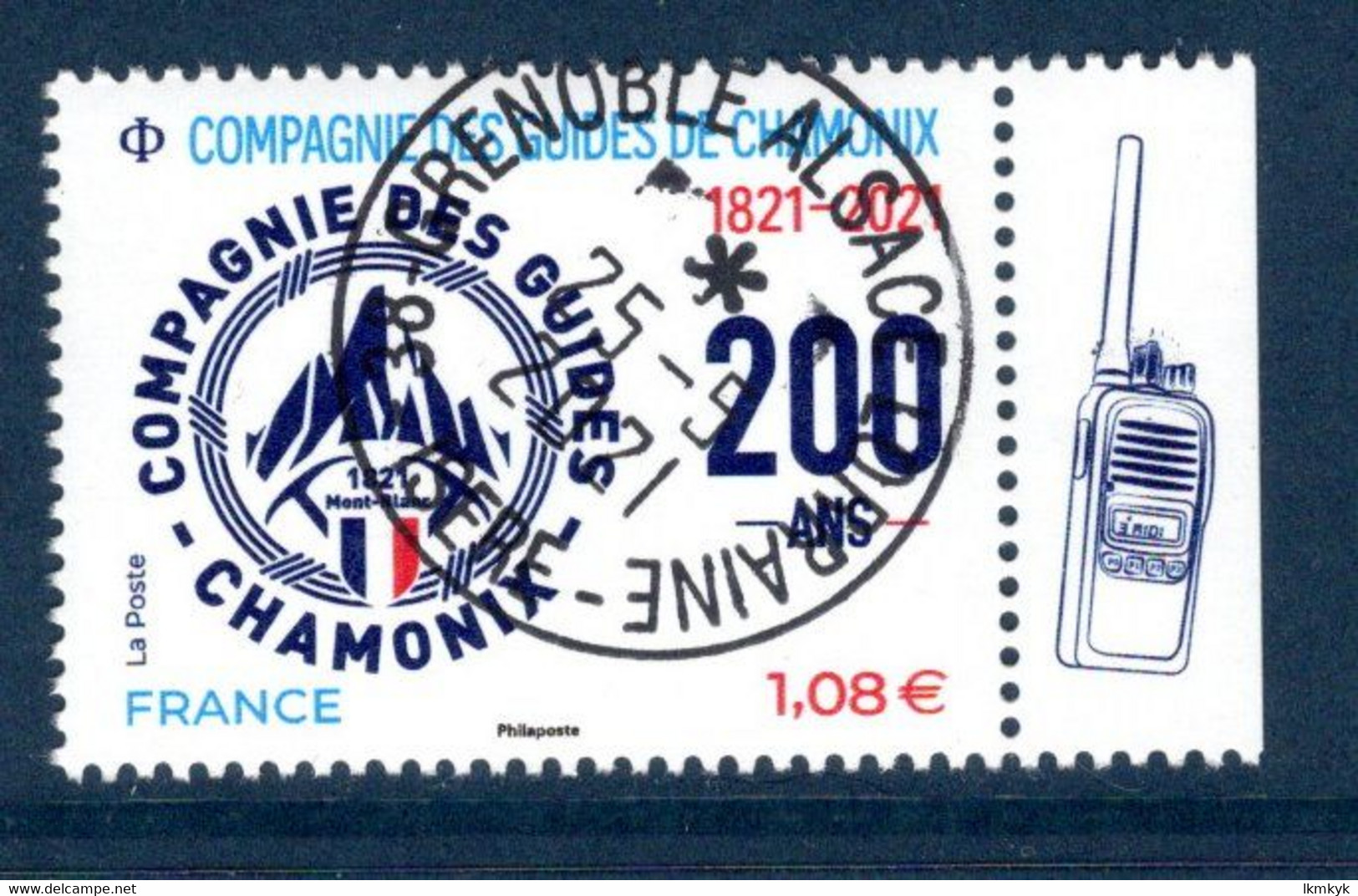 France 2021. De Mini Feuille Compagnie Des Guides De Chamonix.cachet Rond . - Used Stamps