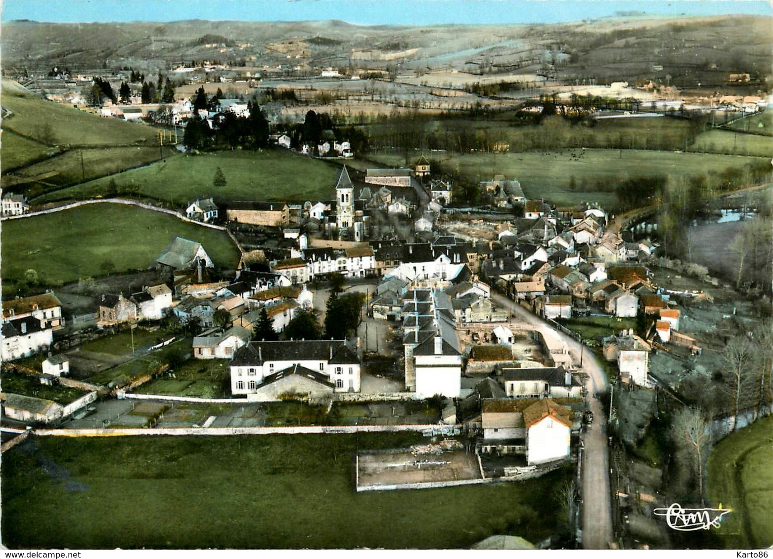 Arpajon Sur Cère * Vue Générale Aérienne De La Commune - Arpajon Sur Cere